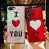 Color Change Sequined Phone Case for iPhone X 8 7 6 Plus Glitter Funny Phone Cover