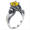Skull Style Color Crystal Color Rings For Women Jewelry