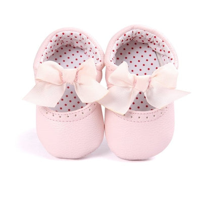 Baby Moccasin Shoes Soft Bottom PU Leather Toddler First Walkers