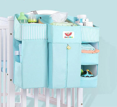 Baby Crib Bed Hanging Storage Bag Baby Bed Organizer Newborn Cot Crib Bedding Set Child Kid Storage Pockets Diaper Bag