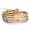 Bohemian Beads Weave Charm Bracelets