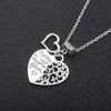 Mom Loves Baby Hand in Hand Charms Choker Necklace