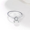 Silver Cute Romantic  Ring For Ladies Gift Jewelry