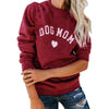 Dog Mom -  Sweatshirt Women's Casual Long Sleeve Pullover Tops