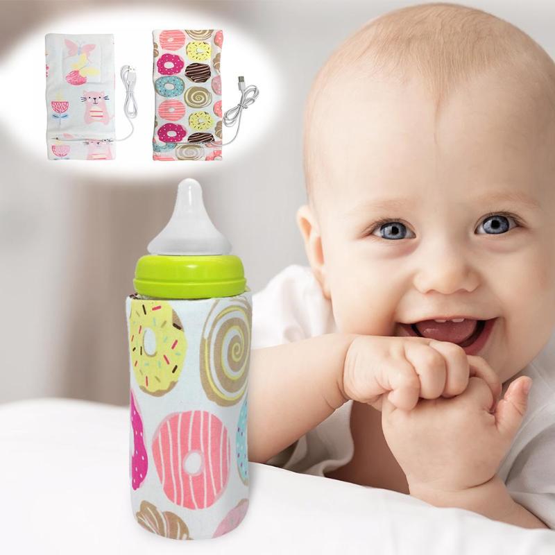 USB Baby Bottle Warmer Portable Milk Travel Cup Warmer Heater Infant Feeding