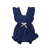 Baby Girls Ruffle One-Pieces Clothes Summer Newborn Kids Sleeveless Romper Jumpsuit Outfits Sunsuit