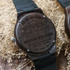 TO MY HUSBAND ENGRAVED WOODEN WATCH I'D FIND YOU SOONER AND LOVE YOU LONGER