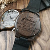 ENGRAVED WOODEN WATCH TO MY HUSBAND MEETING YOU WAS FATE BECOMING YOUR WIFE WAS A CHOICE
