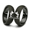 MR & MRS couple ring forever together Titanium Ring HOT