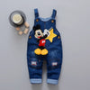 Cartoon Baby Boy Clothes Denim Pants Elastic Waist Casual