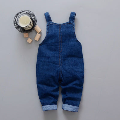 Cartoon Baby Boy Clothes Denim Pants Elastic Waist Casual