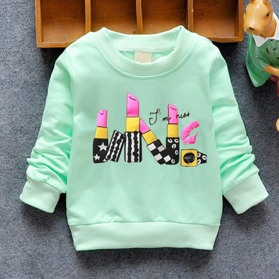 Children Hoodies 6 Cats Long Sleeves