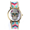 Colorful Bangle Watches for Lady Cuff Bracelet Wristwatch Quartz Fashion Unique