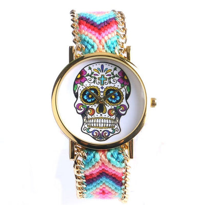 Colorful Bangle Watches for Lady Cuff Bracelet Wristwatch Quartz Fashion Unique