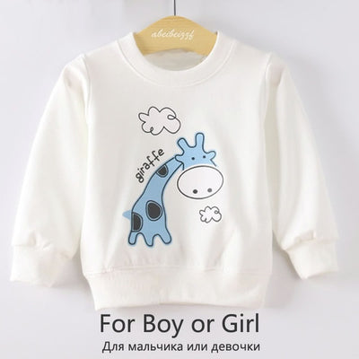 Children Hoodies 6 Cats Long Sleeves