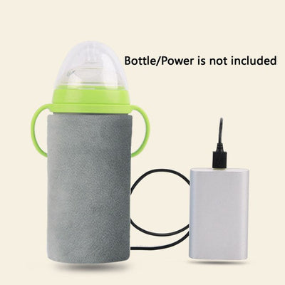 Portable USB Baby Milk Warmer  Bottle Heater Infant Feeding Bottle