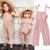 Pudcoco Kid Baby Jumpsuit Romper Summer Sleeveless Solid Pink Long Pant Jumpsuit Children Baby Girl Clothing Outfits