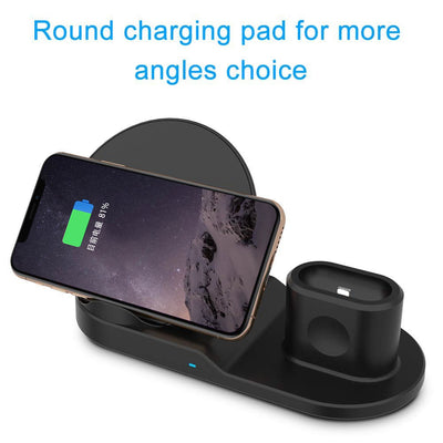 Wireless Charger Fast Charging for iPhone 8 X XS Max XR Apple Watch 4 3 2 Airpods 10W Quick Charge For Samsung S9 S8 S7