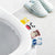 Cartoon Cute Toilet Cover Handle Sticker Lifting Device Bathroom Toilet