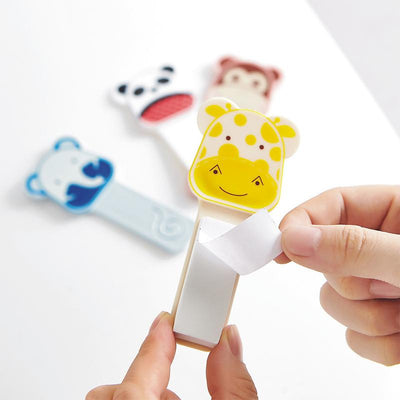 Cartoon Cute Toilet Cover Handle Sticker Lifting Device Bathroom Toilet