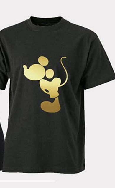 Couple T Shirt Minnie Mickey BLACK Matching