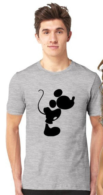 Couple T Shirt Minnie Mickey BLACK Matching