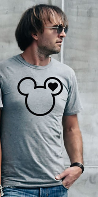 Couple T Shirt Minnie Mickey BLACK Matching