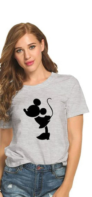 Couple T Shirt Minnie Mickey BLACK Matching