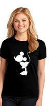 Couple T Shirt Minnie Mickey BLACK Matching