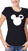 Couple T Shirt Minnie Mickey BLACK Matching