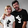 Couple T Shirt Minnie Mickey BLACK Matching