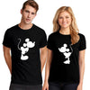 Couple T Shirt Minnie Mickey BLACK Matching