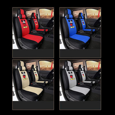 Seat Covers - Full Sets Front & Back Seats + 2 Headrest pillows