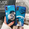 Soft Phone Cover for IPhone 7 8 6 6s Plus Moon Planet Space Silicone Case for IPhone X XS MAX XR