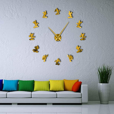 DIY Wall Hanging Decor Clock 3d watch Stickers Housewarming