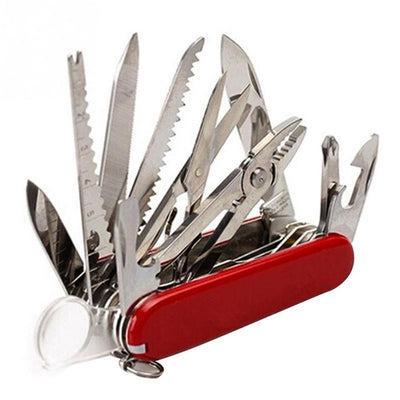 Swiss Tech Pocket Multitool Knife Pliers Ruler Can Opener Drill Swiss 91mm Stainless Steel Outdoor Cutters Camping Gadget Tools