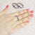 When I Am with My Pet  Rings Dog Claw Rings For Women Crystal