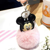 New Mouse Porte clef Women Fluffy Keychain