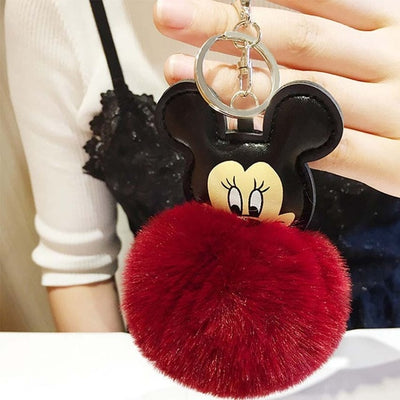 New Mouse Porte clef Women Fluffy Keychain