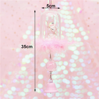 LED Unicorn Night Light Resin Carton Unicorn Baby Bedroom Lamps Wind Chimes Chrismas Gift for Children Romantic Decor Lamps