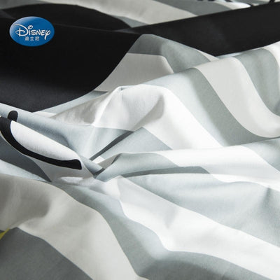 Grey White Striped Bedding Set Single/Twin Size Duvet Covers