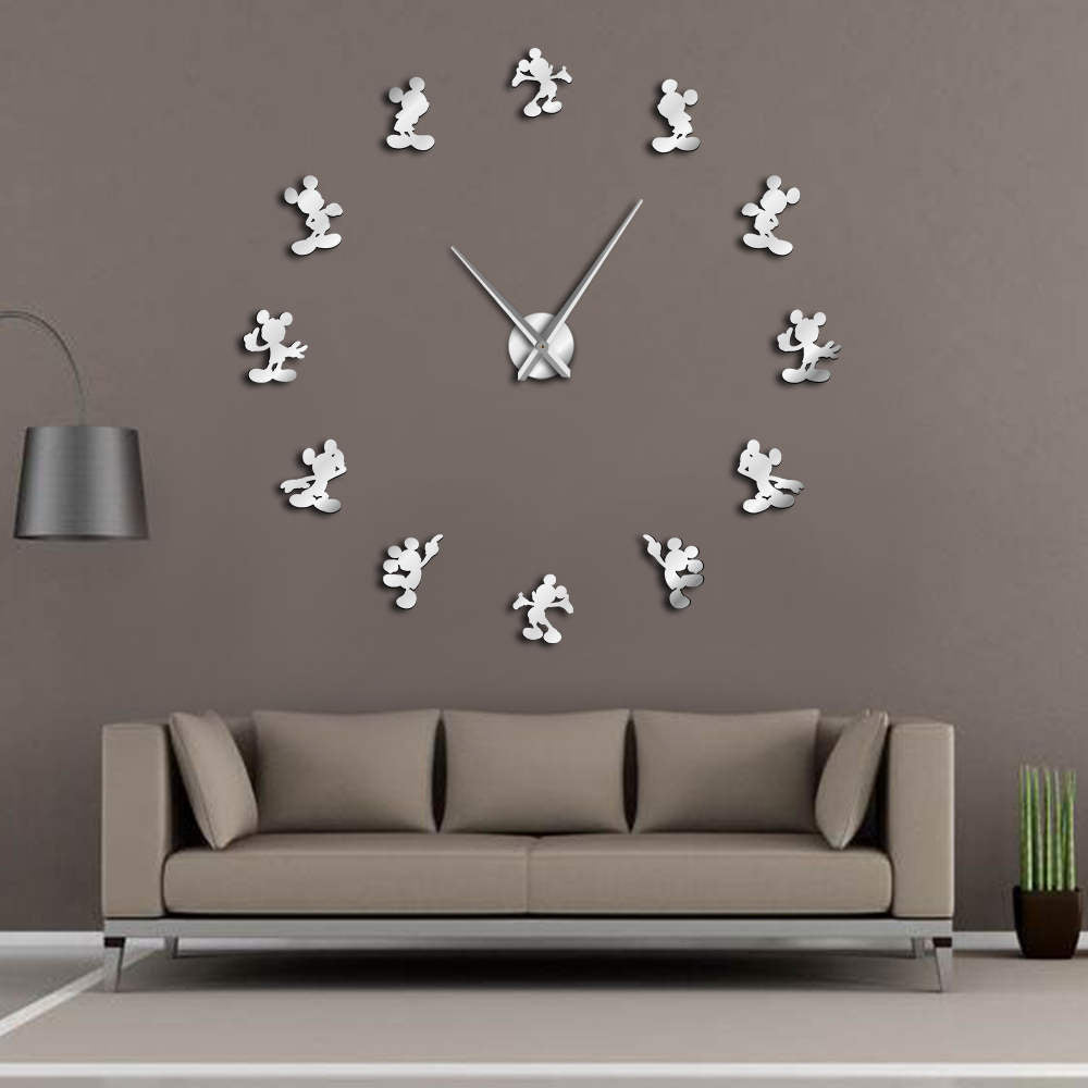 DIY Wall Hanging Decor Clock 3d watch Stickers Housewarming