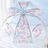 Unicorn Transparent Umbrella  Clear Bubble Dome Girl Cute