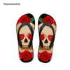 Nopersonality Cool Black Skull Design Men Summer Slippers Beach Water Flipflops High Quality Falts Casual Male Shoes pantuflas