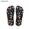 Nopersonality Cool Black Skull Design Men Summer Slippers Beach Water Flipflops High Quality Falts Casual Male Shoes pantuflas