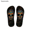 Nopersonality Cool Black Skull Design Men Summer Slippers Beach Water Flipflops High Quality Falts Casual Male Shoes pantuflas