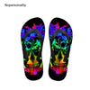 Nopersonality Cool Black Skull Design Men Summer Slippers Beach Water Flipflops High Quality Falts Casual Male Shoes pantuflas