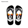 Nopersonality Cool Black Skull Design Men Summer Slippers Beach Water Flipflops High Quality Falts Casual Male Shoes pantuflas