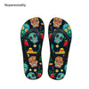 Nopersonality Cool Black Skull Design Men Summer Slippers Beach Water Flipflops High Quality Falts Casual Male Shoes pantuflas