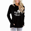 Mama Bear Long Sleeve Pockets Women T-shirt